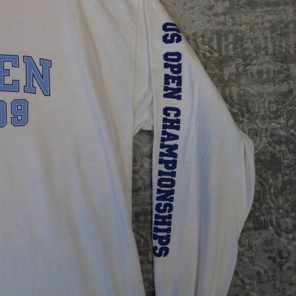 2009 US Open Championships Shirt Adult Extra Large XL White Tennis Long Sleeve - Picture 4 of 11